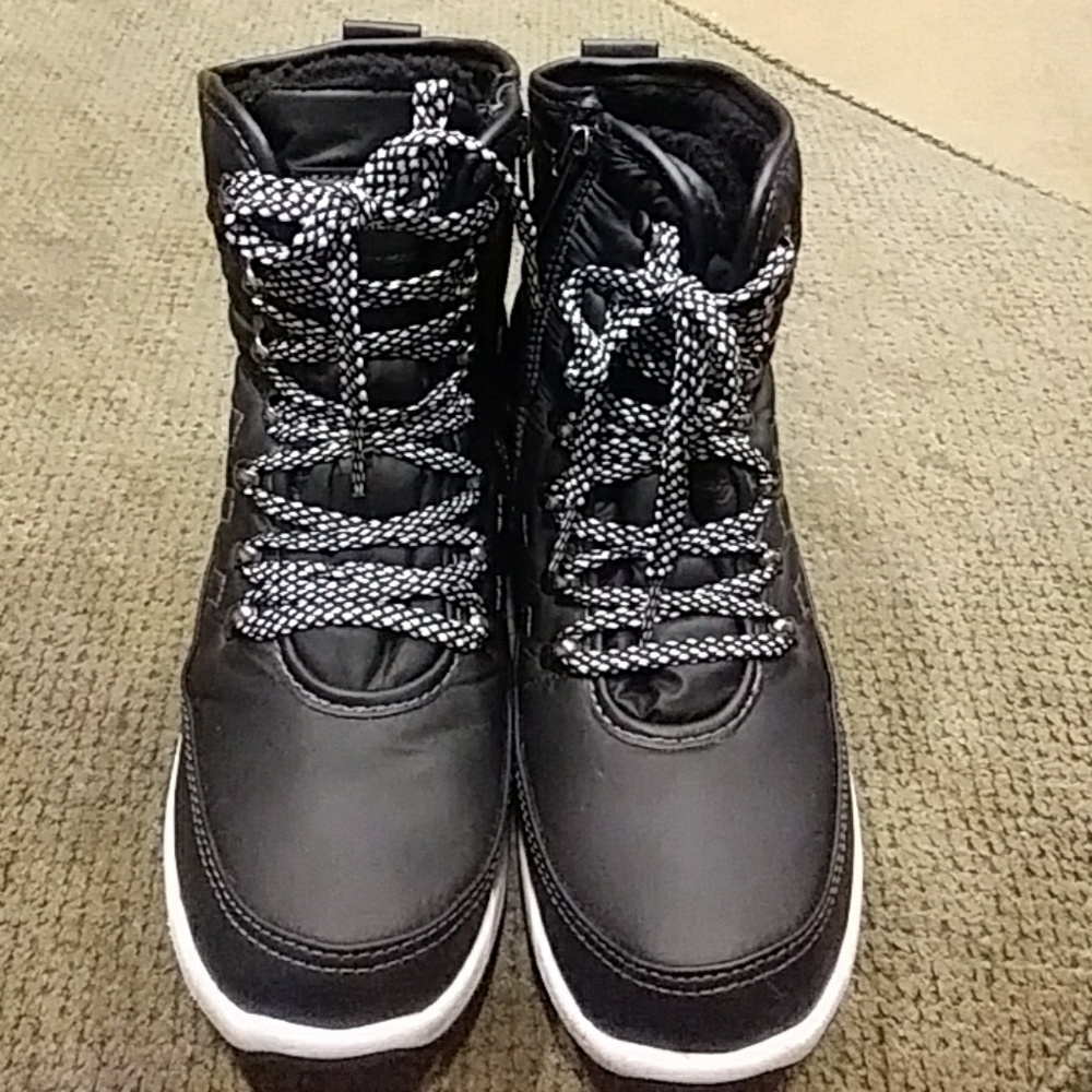 Black Weather Proof Ankle Boot